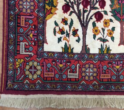Premium Quality Persian silk and wool tree of life 200 cm. X 138 cm. - Image 11