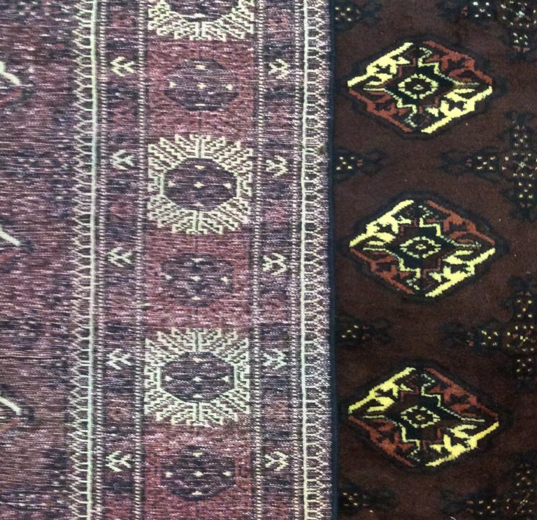 Premium quality Persian Princess Bokhara 3.3 m.  X 2.15 large Chocolate brown fine wool rug - Image 6