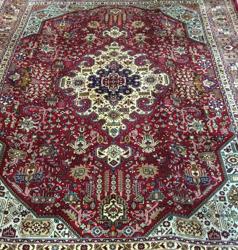 Tabriz 3.4X 2.5 m. fine wool big carpet - Image 12