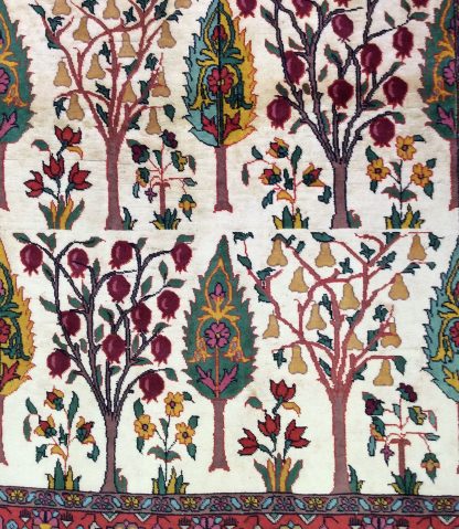 Premium Quality Persian silk and wool tree of life 200 cm. X 138 cm. - Image 2