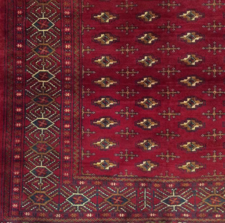 Princess Bokhara 2.8 m. X 2.1 m.fine wool red carpet - Image 7