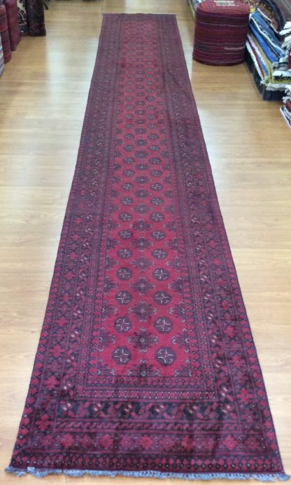 Princess Bokhara 5.64 m. X 80 cm. wool red runner - Image 7