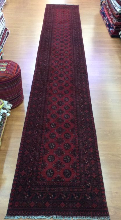 Princess Bokhara 5.64 m. X 80 cm. wool red runner - Image 3