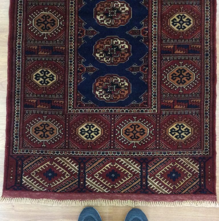 Princess Bokhara 👸 272 cm. X 85 cm. fine wool runner - Image 6