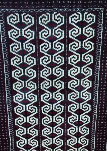 Baloochi 110 cm X 77 cm. Little wool rug - Image 8