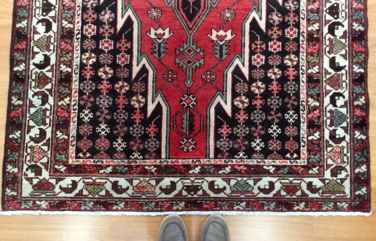 Mazleghan 1.95 m. X 1.35 m. wool vintage carpet - Image 10