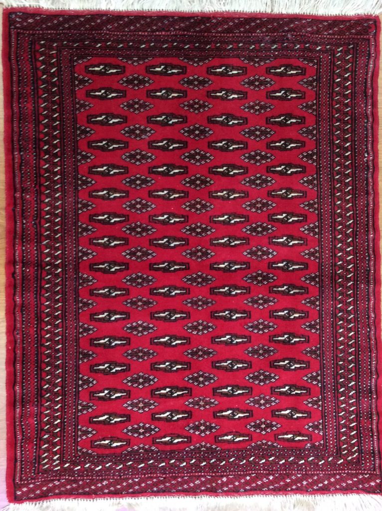 Princess Bokhara 109 cm. X 85 cm. small wool rug - Image 6