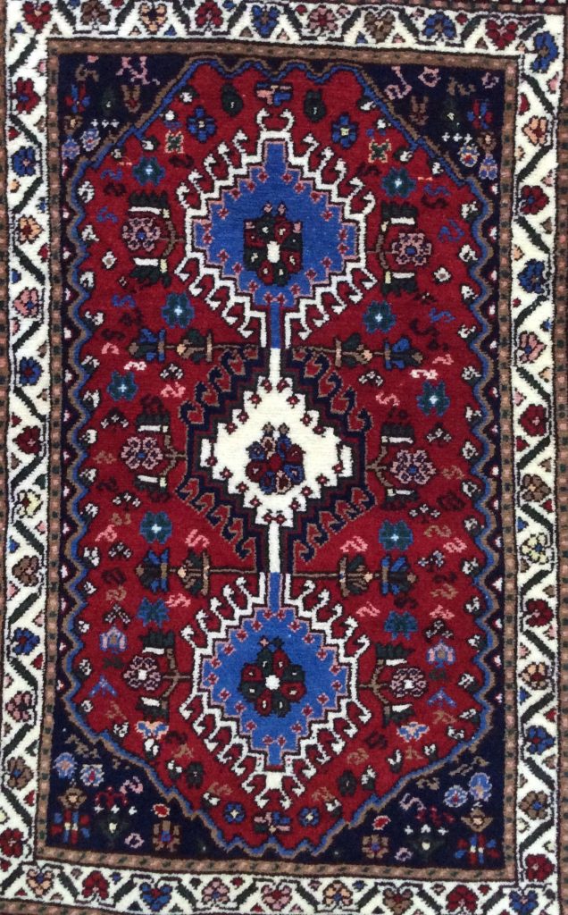 Yalameh 103 cm. X 69 cm. Shiraz small wool - Image 5