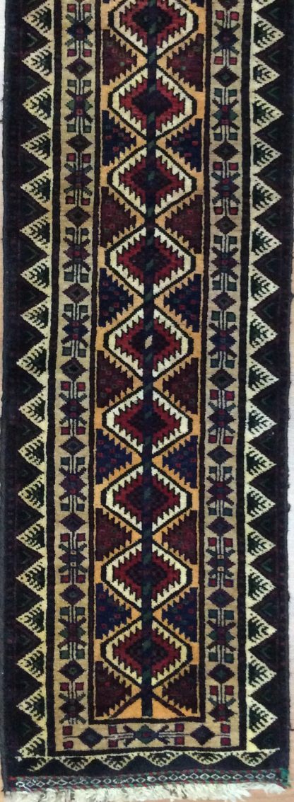 Baloochi 241 cm. X 44 cm. tribal wool runner - Image 6
