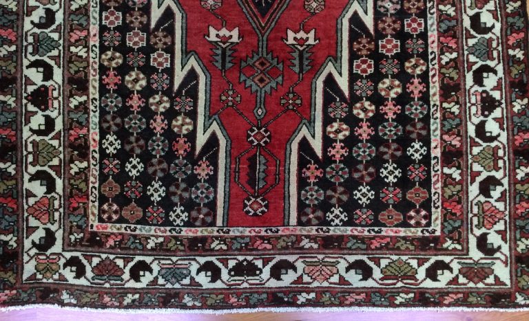 Mazleghan 1.95 m. X 1.35 m. wool vintage carpet - Image 8