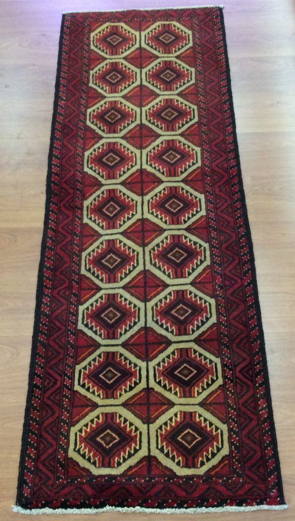 Baloochi 191 cm. X 63 cm. tribal wool runner