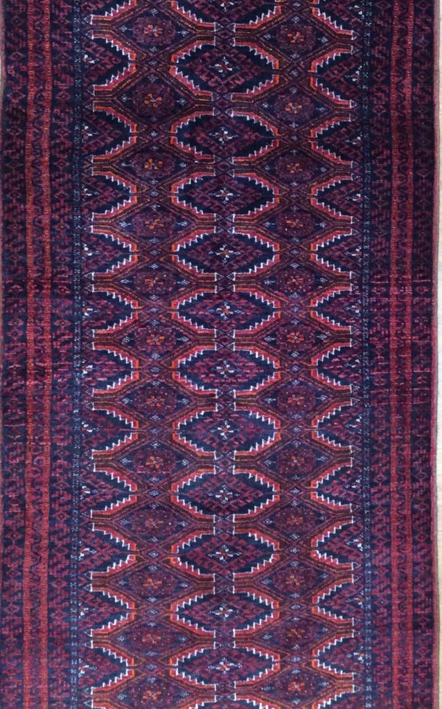 Baloochi 2. m. X 0.66 m. fine wool tribal runner - Image 3