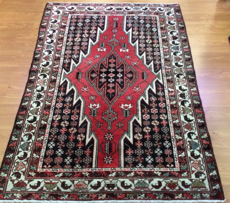 Mazleghan 1.95 m. X 1.35 m. wool vintage carpet - Image 11