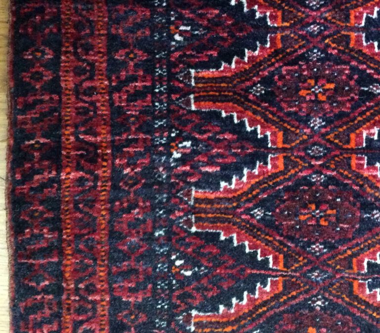 Baloochi 2. m. X 0.66 m. fine wool tribal runner - Image 7