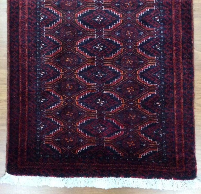 Baloochi 2. m. X 0.66 m. fine wool tribal runner - Image 2