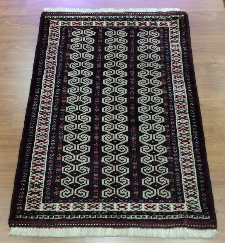 Baloochi 123 cm. X 95 cm. wool rug