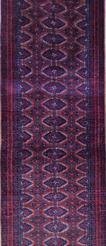 Baloochi 2. m. X 0.66 m. fine wool tribal runner - Image 12