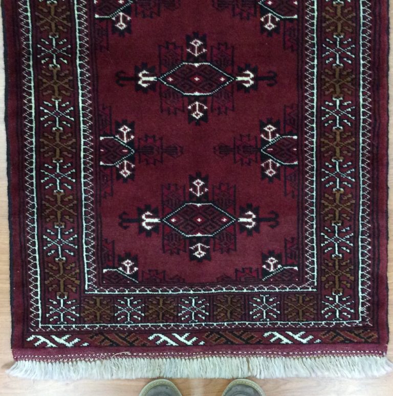 Princess Bokhara 👸120 cm. X 77 cm. fine wool rug - Image 2