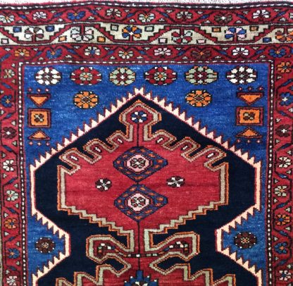 Hamedan 2.04 m. X 1.25 m. wool rug - Image 5