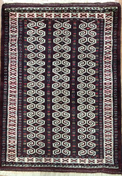 Baloochi 123 cm. X 95 cm. wool rug - Image 6