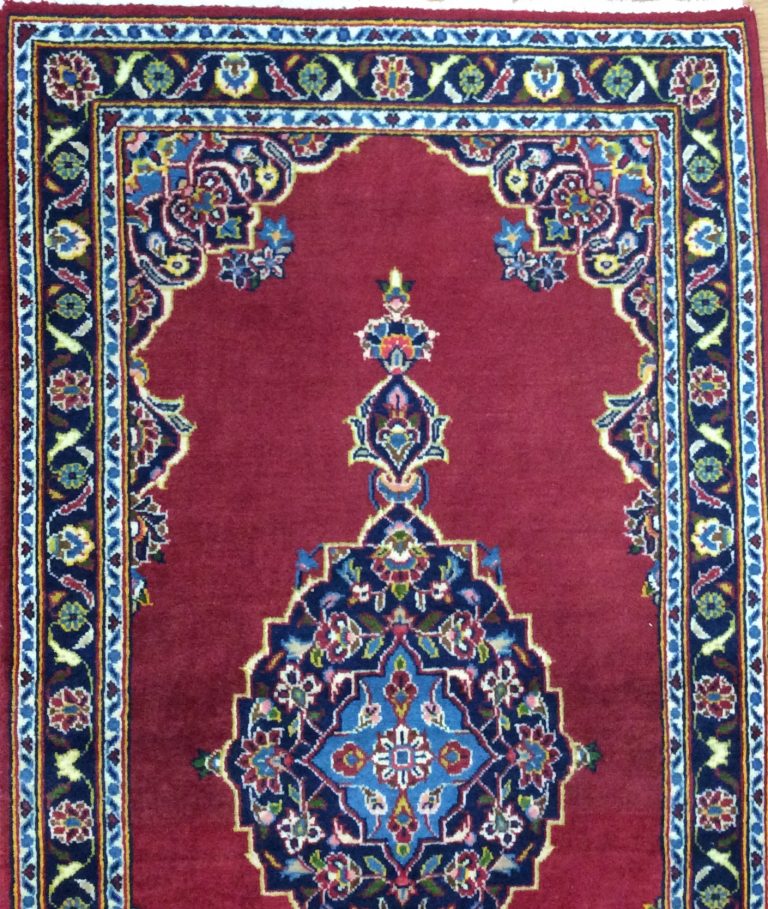 Kashan 137 cm. X 72 cm. fine wool rug - Image 6