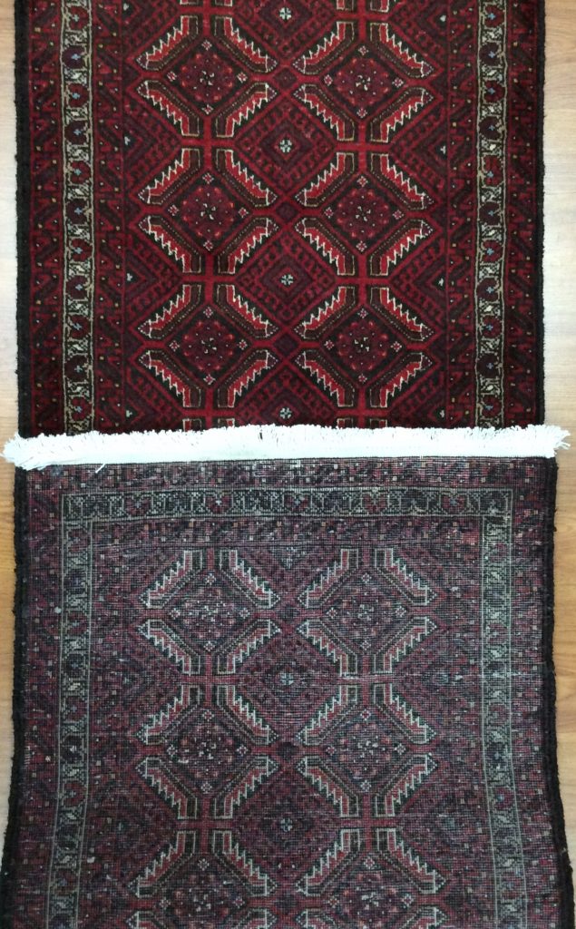 Baloochi 300 cm.  X 65 cm. fine wool runner - Image 4