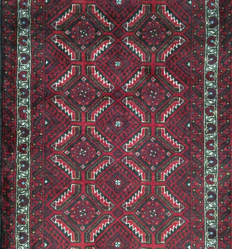 Baloochi 300 cm.  X 65 cm. fine wool runner - Image 8