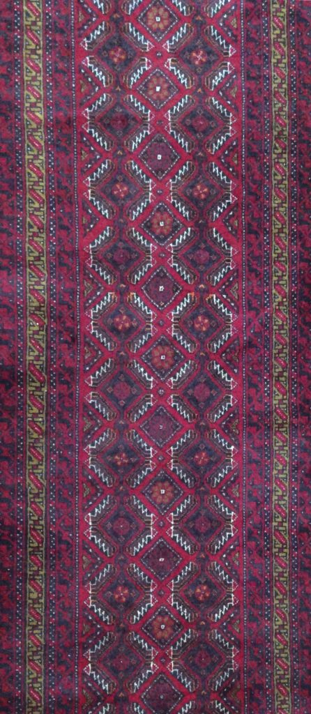 Baloochi 222  cm.  X 60 cm. fine wool runner - Image 4