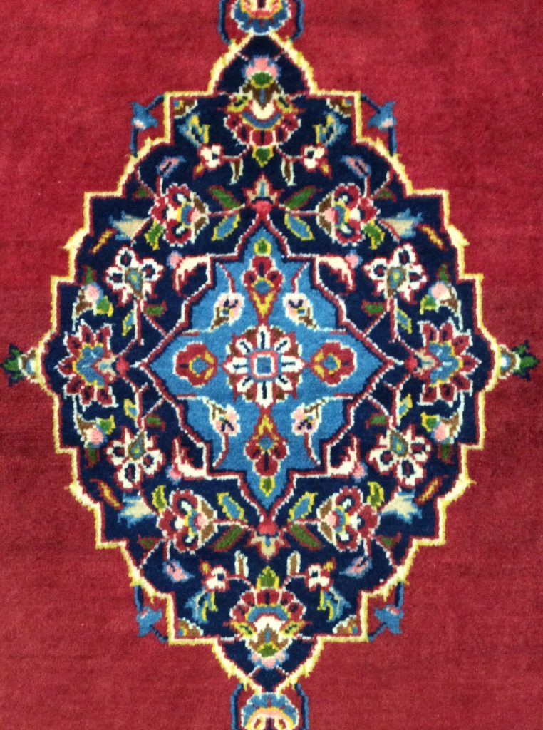 Kashan 137 cm. X 72 cm. fine wool rug - Image 9