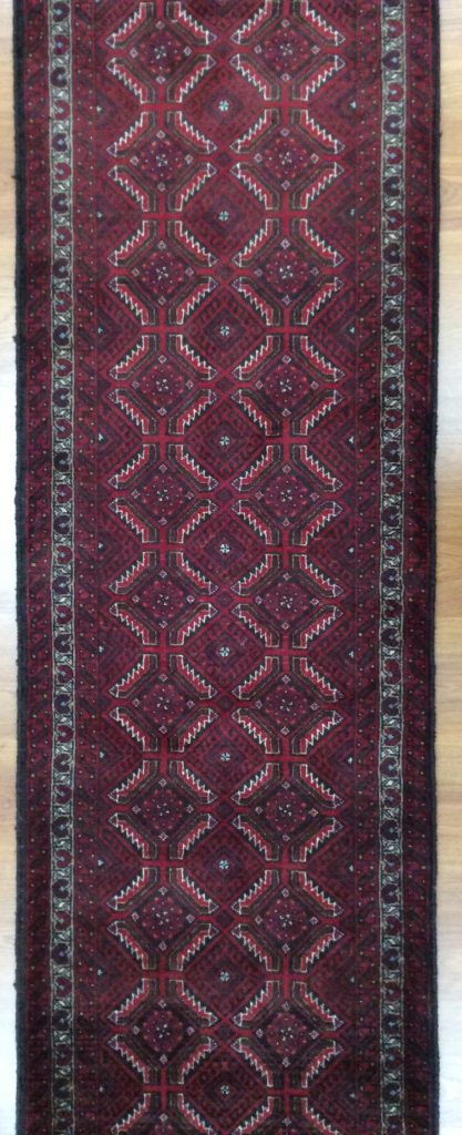 Baloochi 300 cm.  X 65 cm. fine wool runner - Image 2