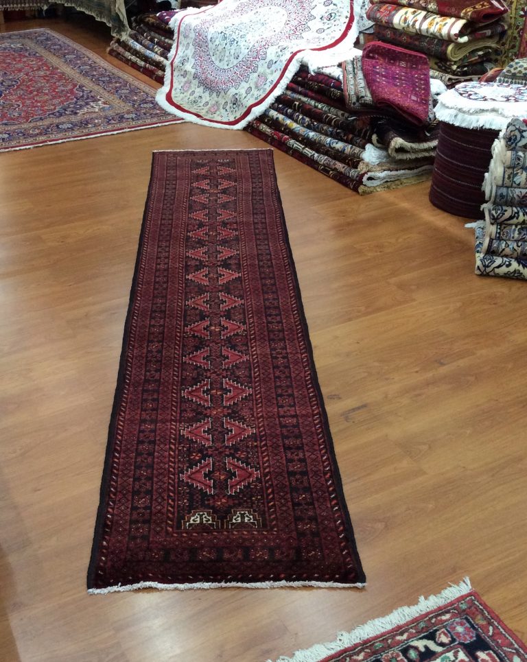 Baloochi 305 cm.  X 66 cm. fine wool runner - Image 6