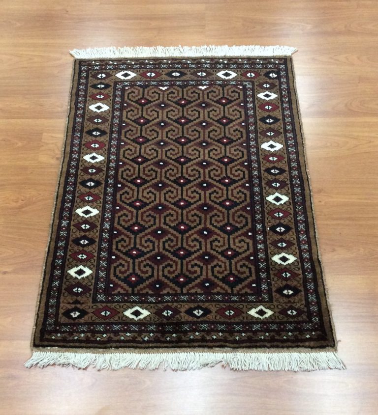 Baloochi 106 cm. X 83 cm. fine wool rug