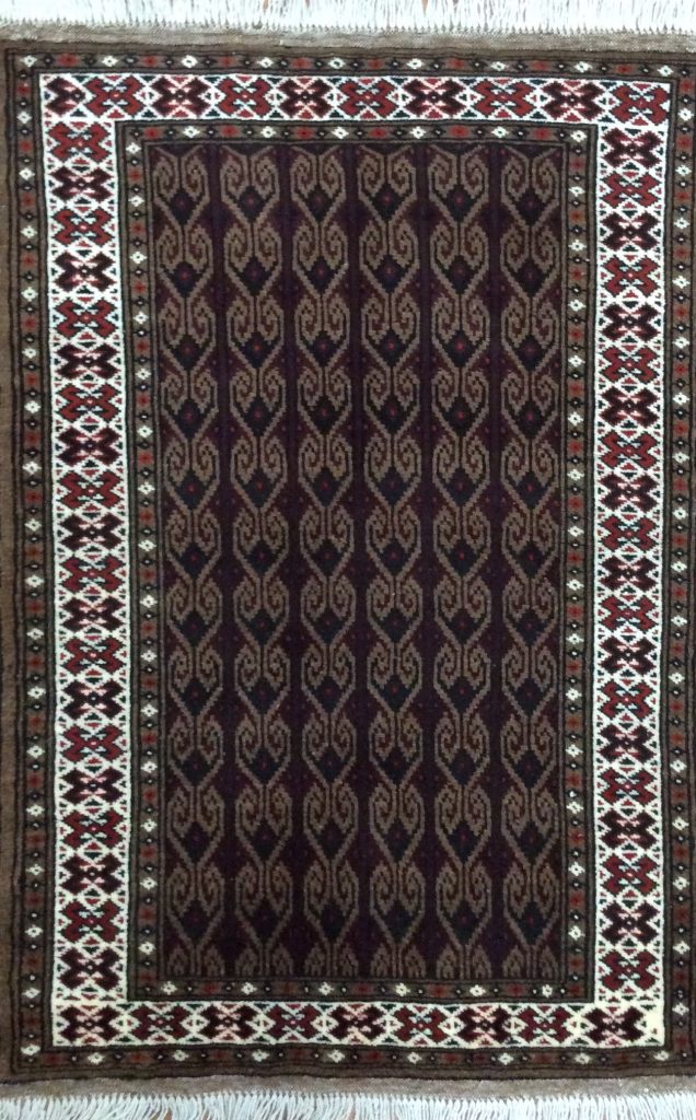 Persian Baloochi 115 cm. X 83 cm. fine wool rug - Image 7