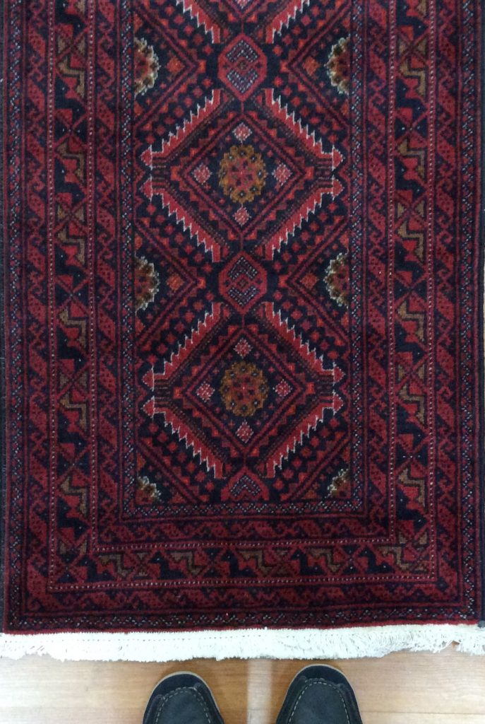 Premium quality Persian mBaloochi 275 cm. X 60cm. fine wool runner - Image 9