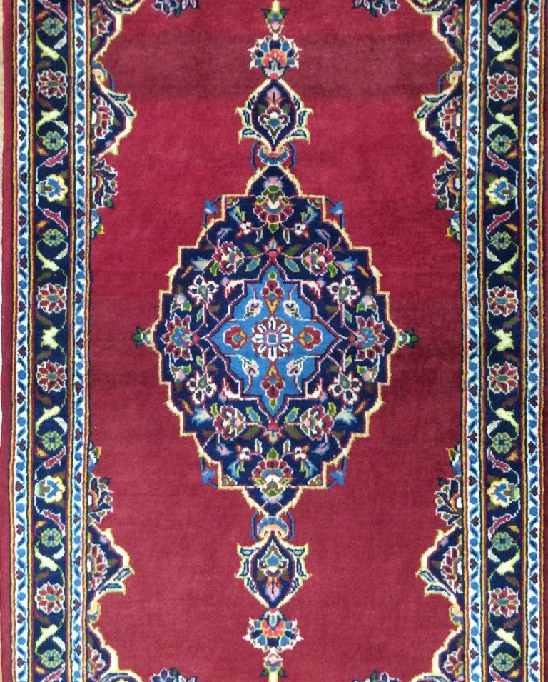 Kashan 137 cm. X 72 cm. fine wool rug - Image 10