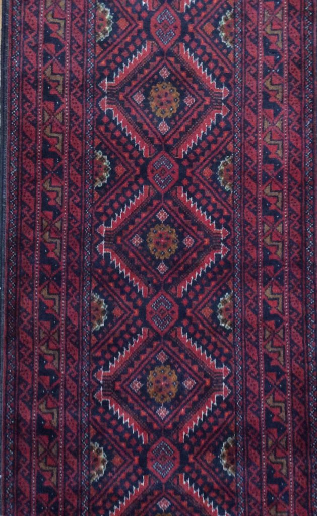 Premium quality Persian mBaloochi 275 cm. X 60cm. fine wool runner - Image 2