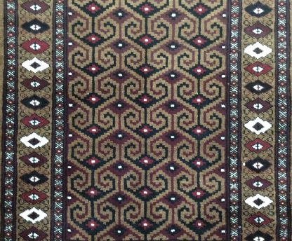 Baloochi 106 cm. X 83 cm. fine wool rug - Image 2