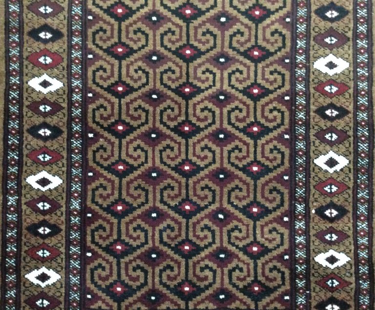 Baloochi 106 cm. X 83 cm. fine wool rug - Image 2