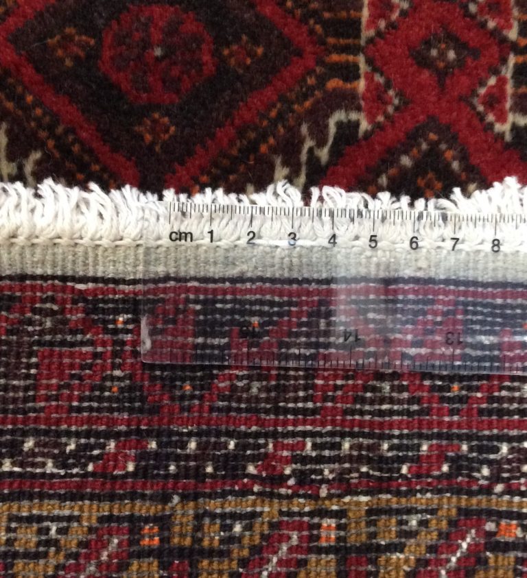 Baloochi 222  cm.  X 60 cm. fine wool runner - Image 7