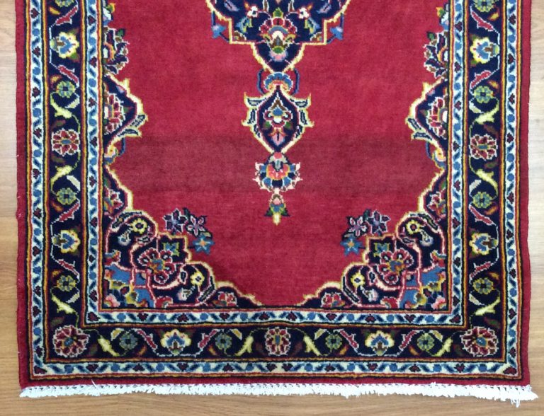 Kashan 137 cm. X 72 cm. fine wool rug - Image 3