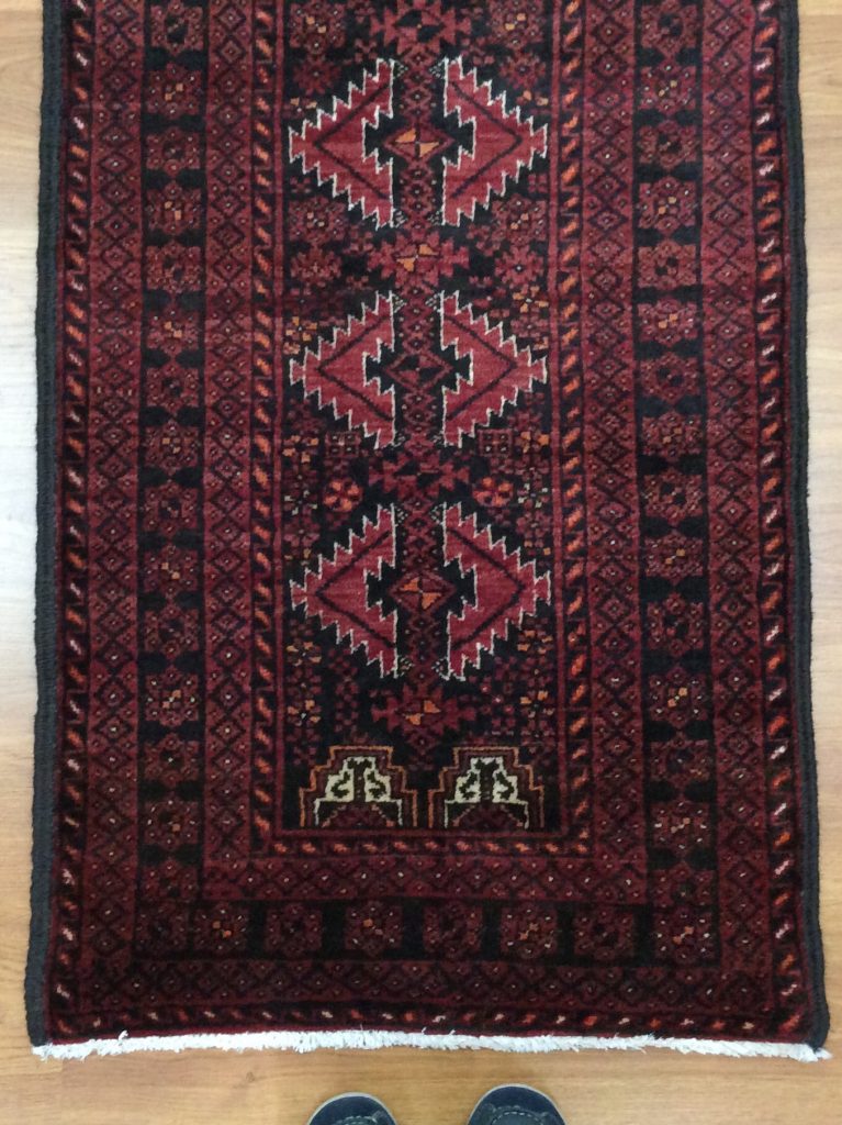 Baloochi 305 cm.  X 66 cm. fine wool runner - Image 4