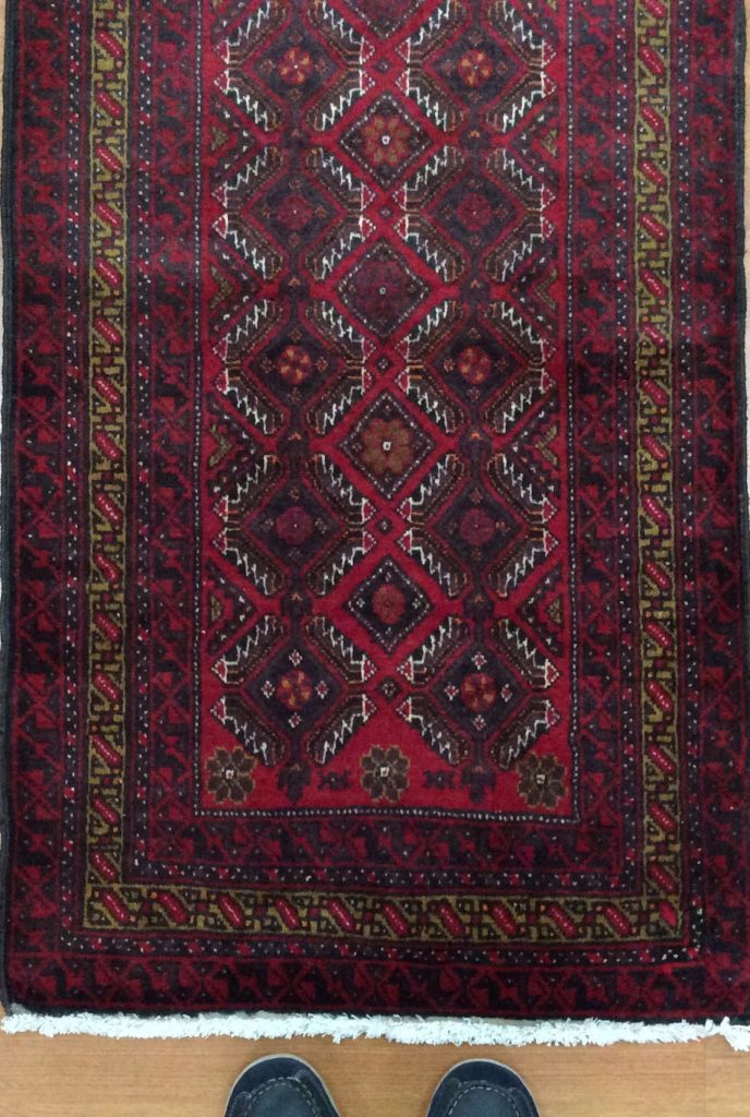 Baloochi 222  cm.  X 60 cm. fine wool runner - Image 6