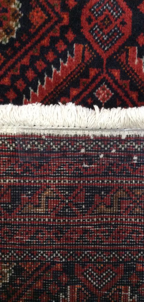 Premium quality Persian mBaloochi 275 cm. X 60cm. fine wool runner - Image 3