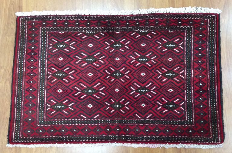 Baloochi 112 cm. X 70 cm. fine wool rug - Image 6