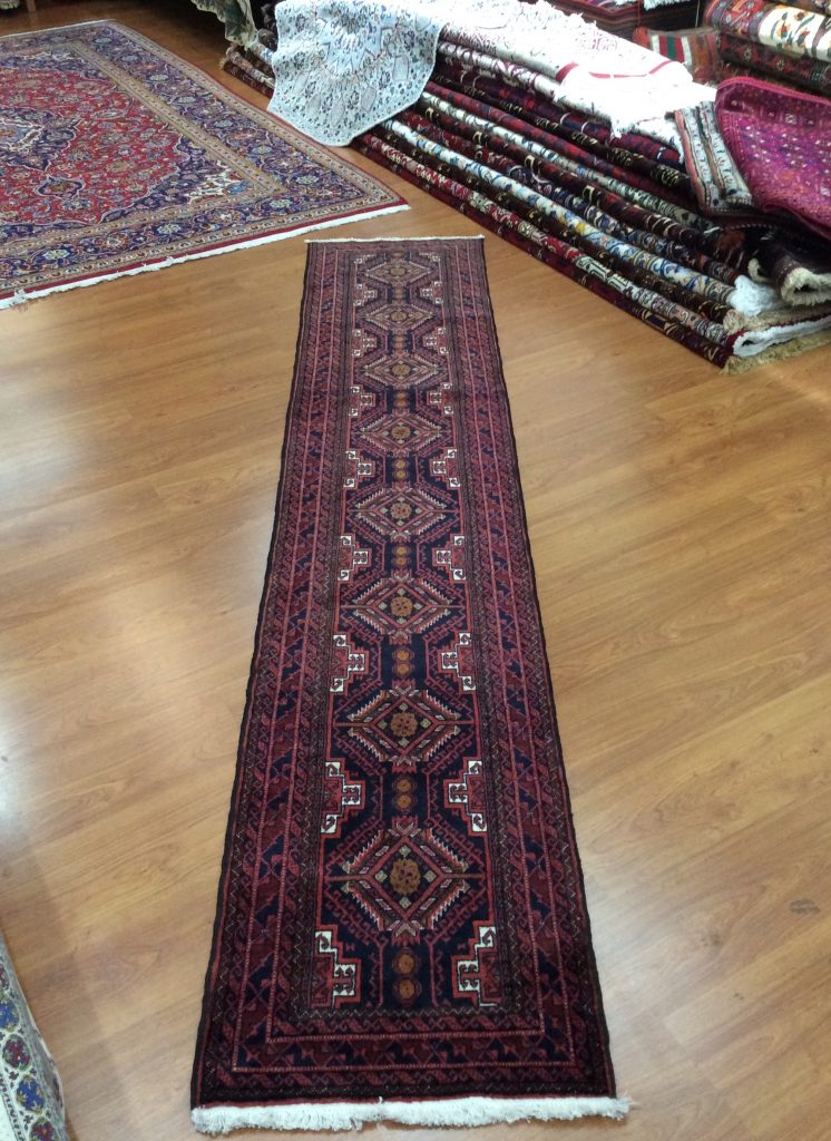 Baloochi 290 cm. X 60cm. fine wool runner - Image 12