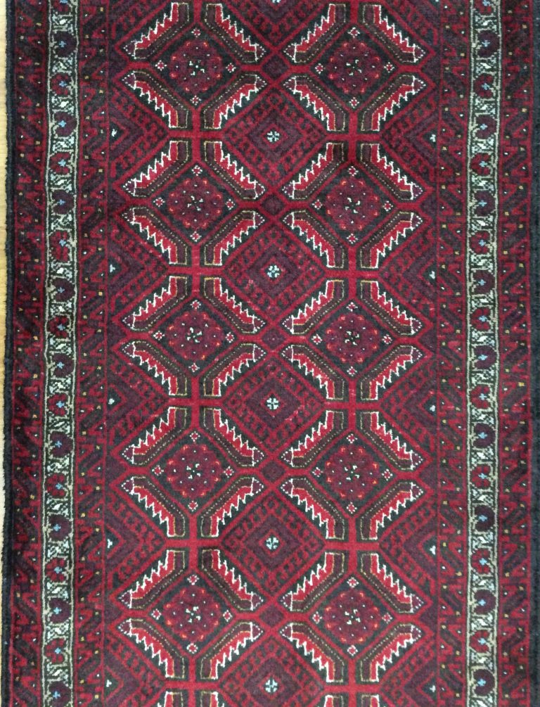 Baloochi 300 cm.  X 65 cm. fine wool runner - Image 7