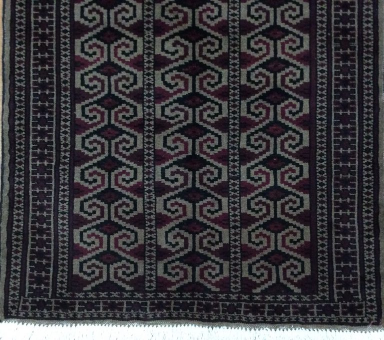 Baloochi 117 cm. X 75 cm. fine wool rug - Image 5