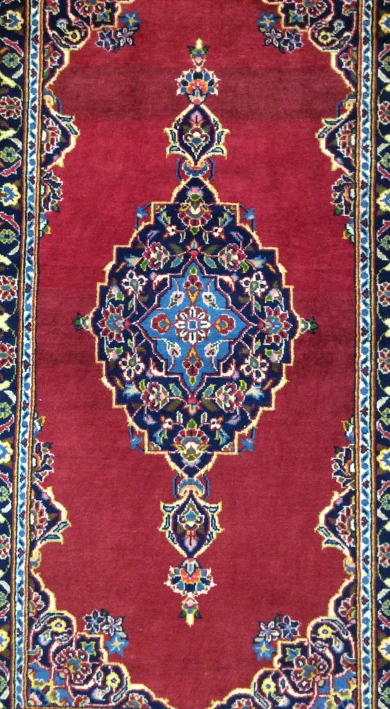 Kashan 137 cm. X 72 cm. fine wool rug - Image 2