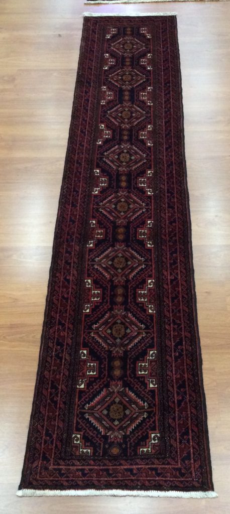 Baloochi 290 cm. X 60cm. fine wool runner - Image 4