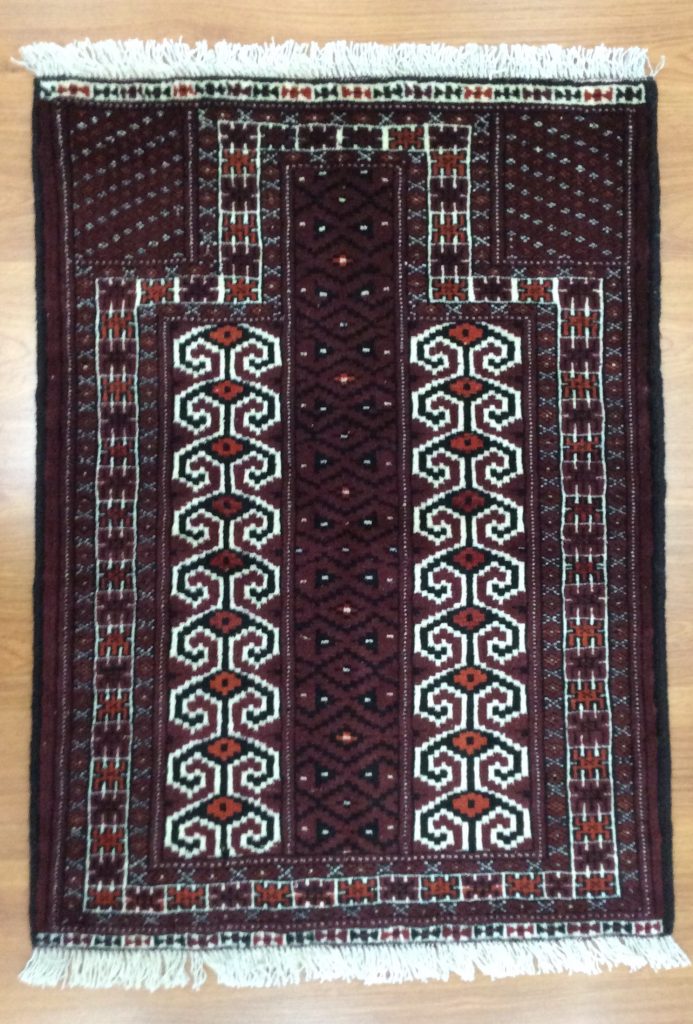 Baloochi 115 cm. X 82 cm. fine wool rug - Image 5